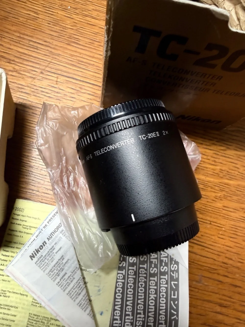 Nikon TC-20E II (2.0x) Teleconverter AF-S for Nikon Digital SLR Cameras